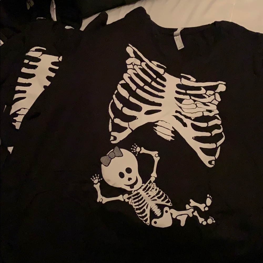 Halloween maternity baby girl shirt